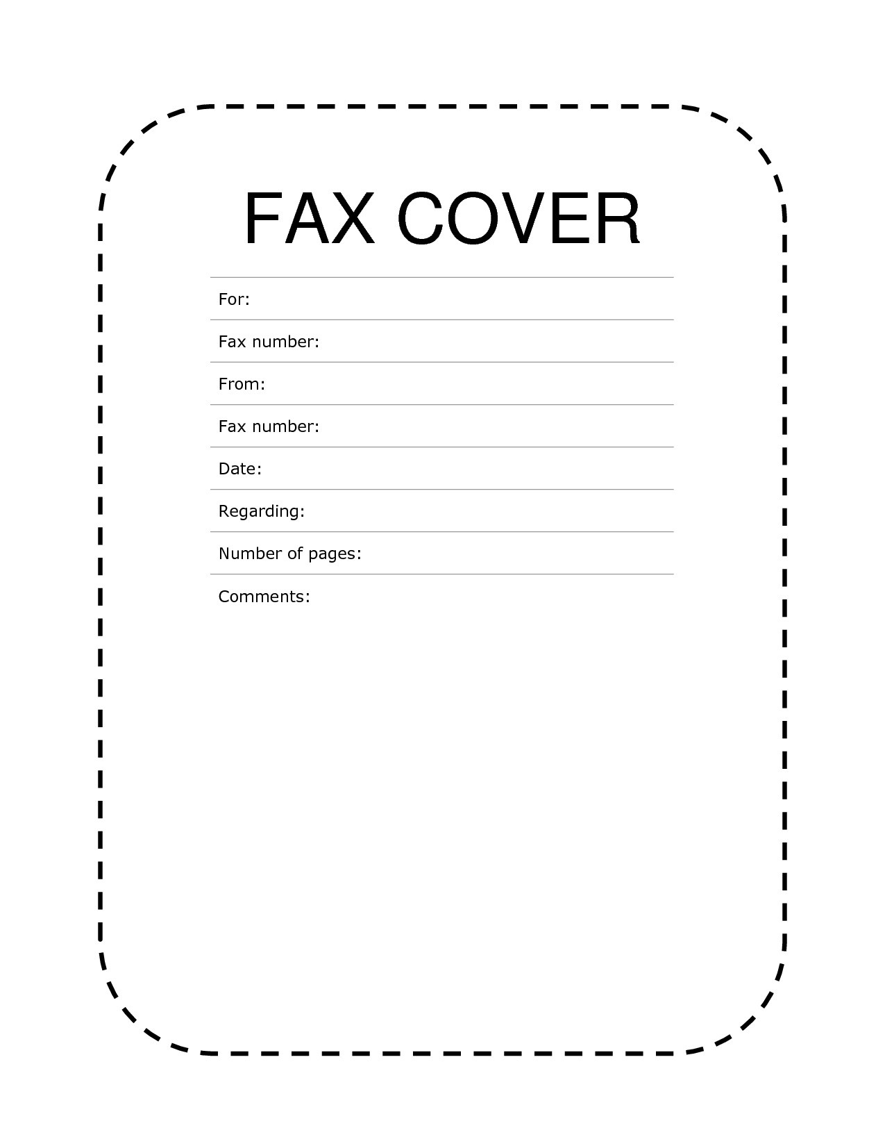 012 Fax Cover Letter Template Picture Black And White Stock Sheet 