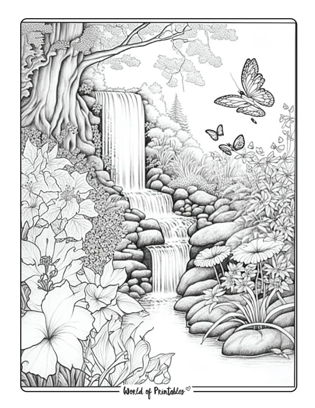10 Landscape Printable Coloring Pages KoloringPages