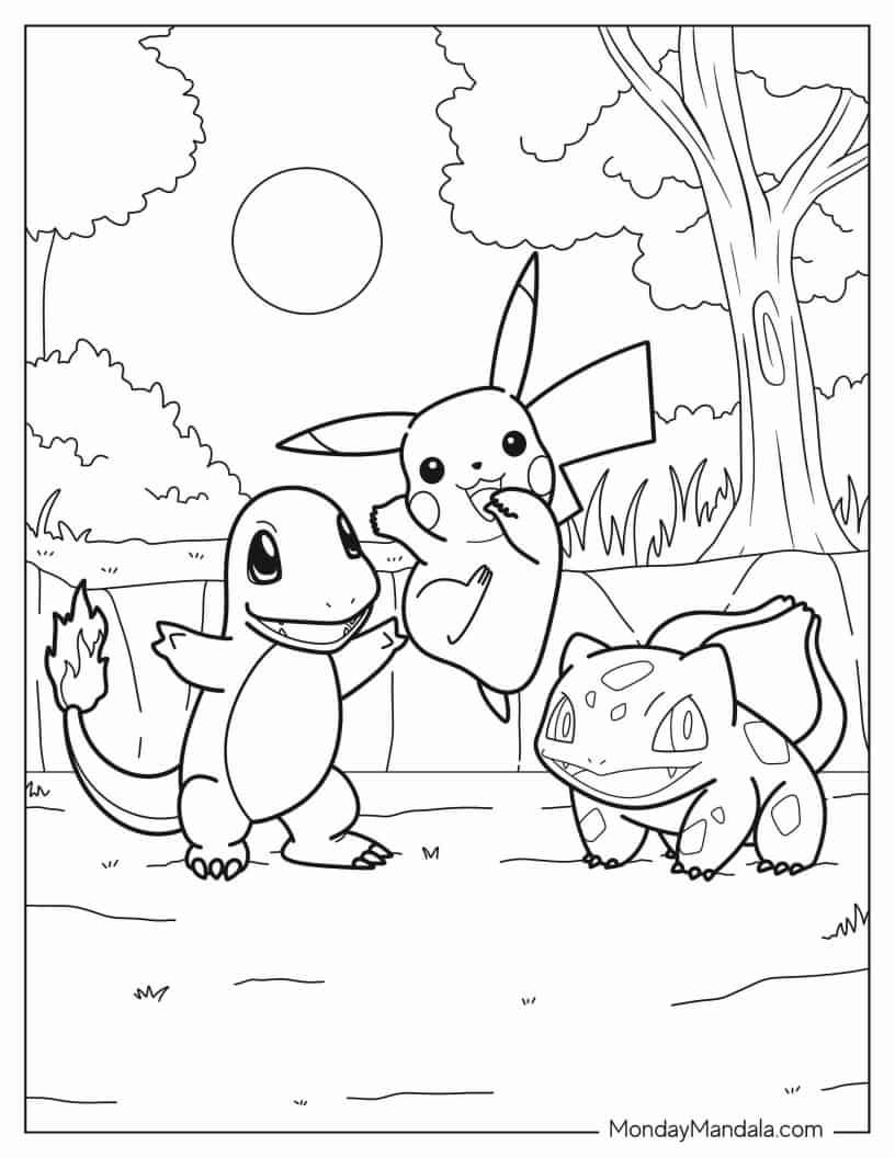 100 Pokemon Coloring Pages Free PDF Printables
