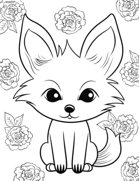 12 Cute Coloring Pages The Graphics Fairy