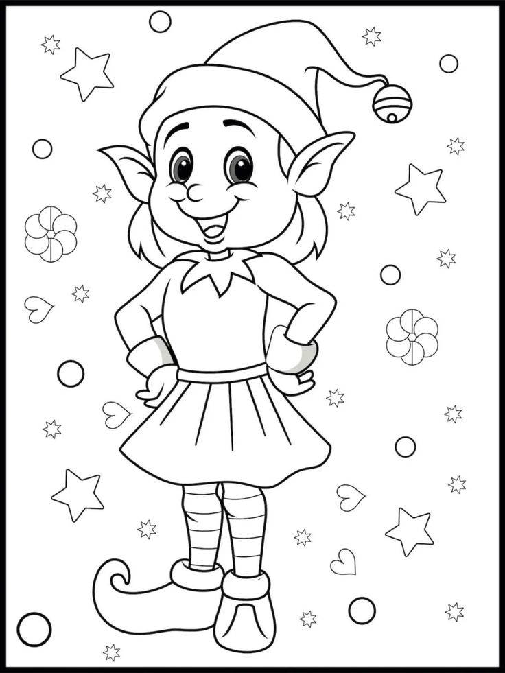 20 Free Printable Christmas Colouring Pages Activities For Kids 