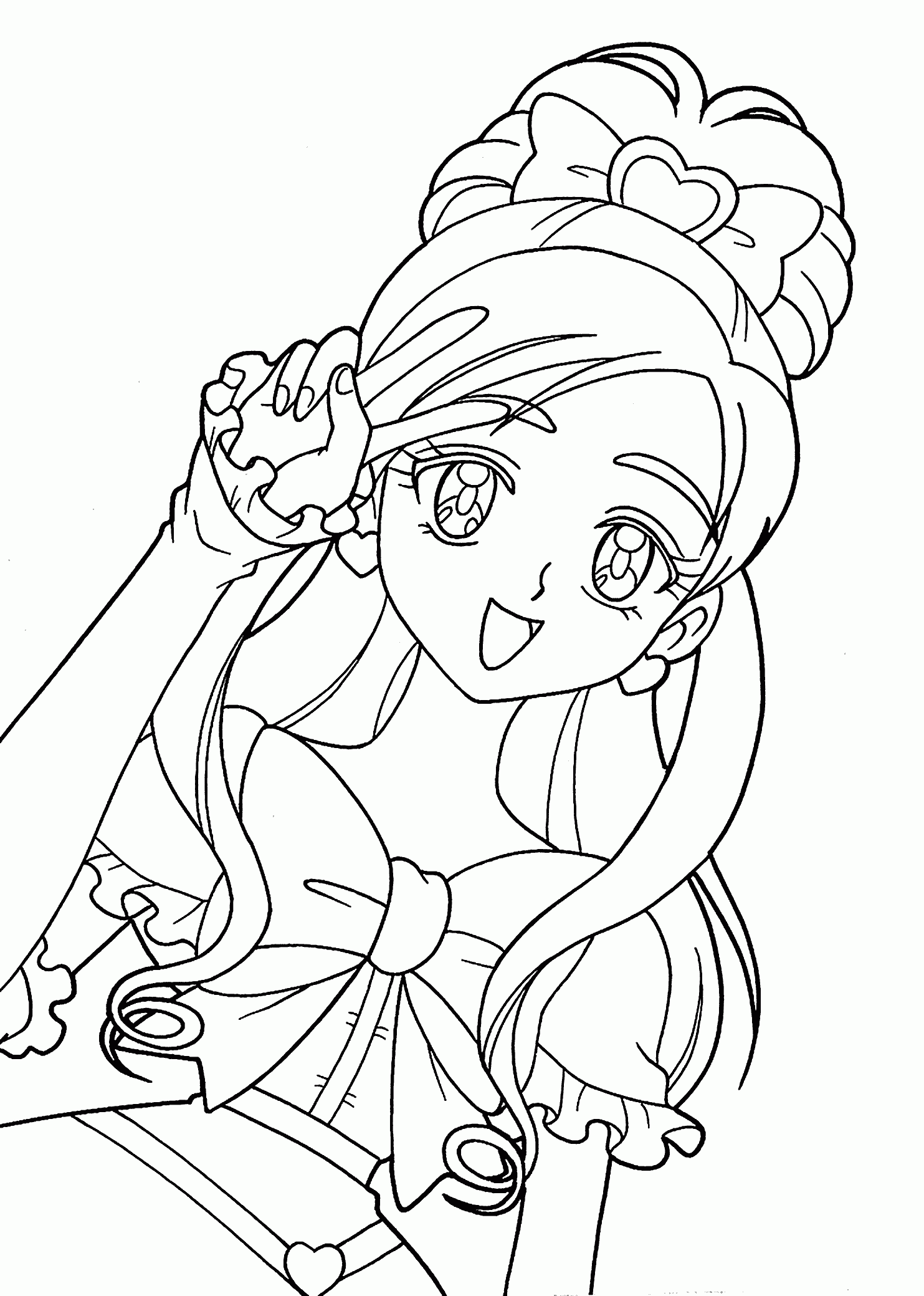 2025 Calendar Anime Printable Coloring Sheets Lily Pope