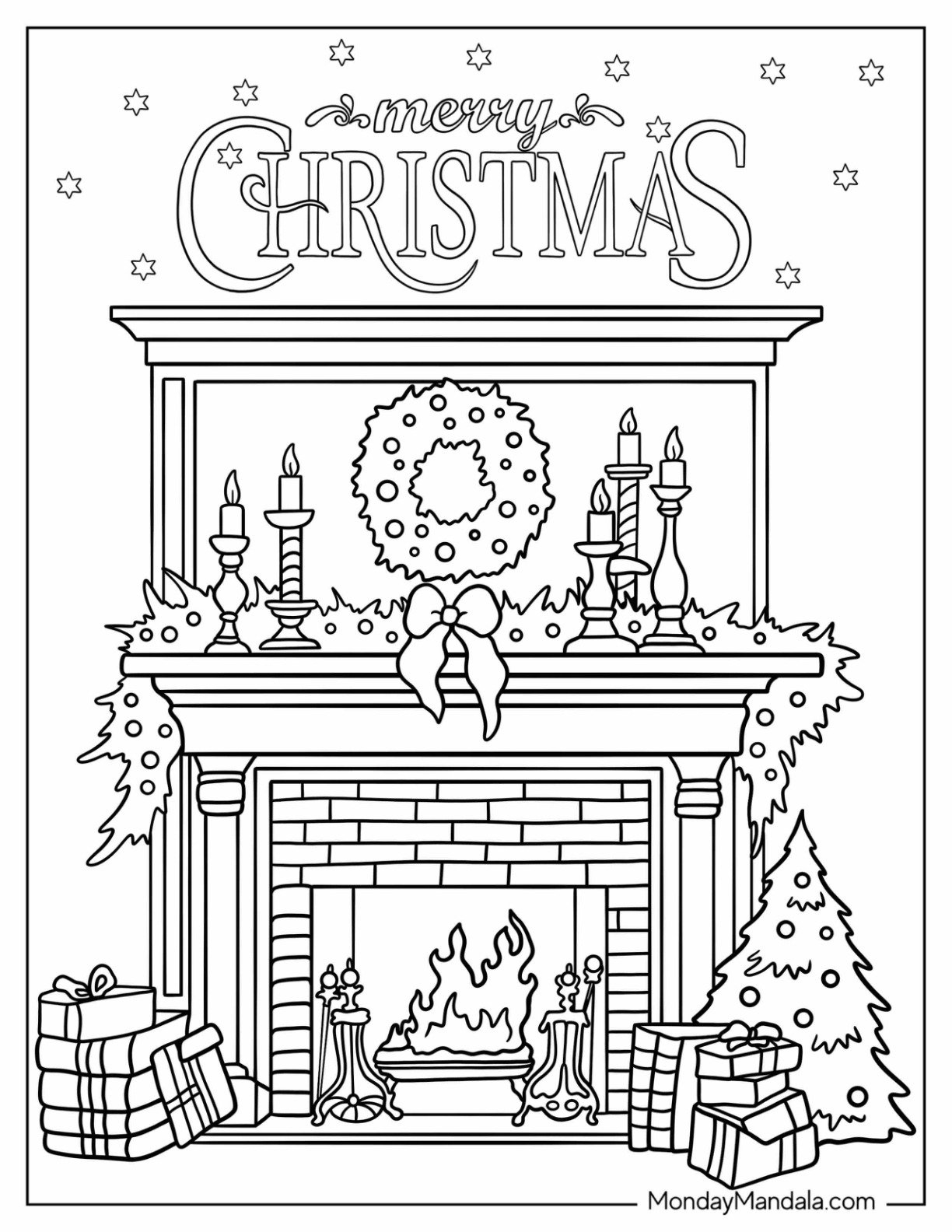 32 Christmas Coloring Pages For Adults Free Printables 