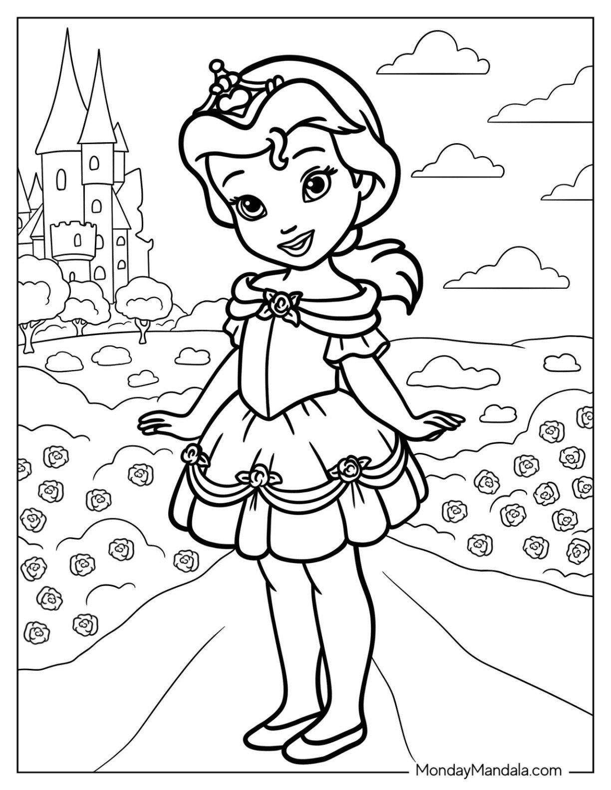 36 Disney Princess Coloring Pages Free PDF Printables 50 OFF