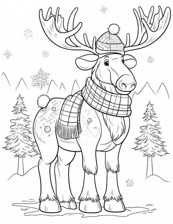 61 Cheerful Christmas Coloring Pages For Kids And Adults Our Mindful 