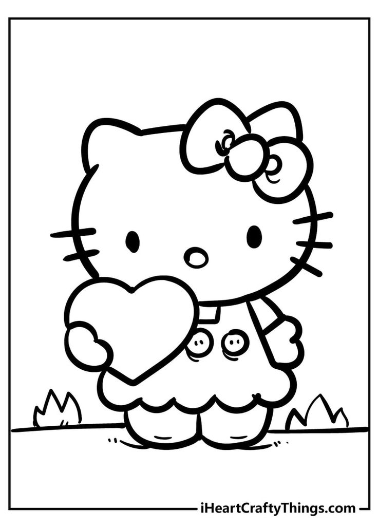 70 Hello Kitty Coloring Pages Hello Kitty Colouring Pages Hello