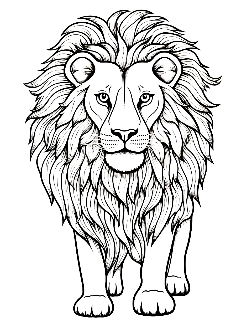 75 Animal Coloring Pages Free Printable Sheets Lion Coloring Pages 