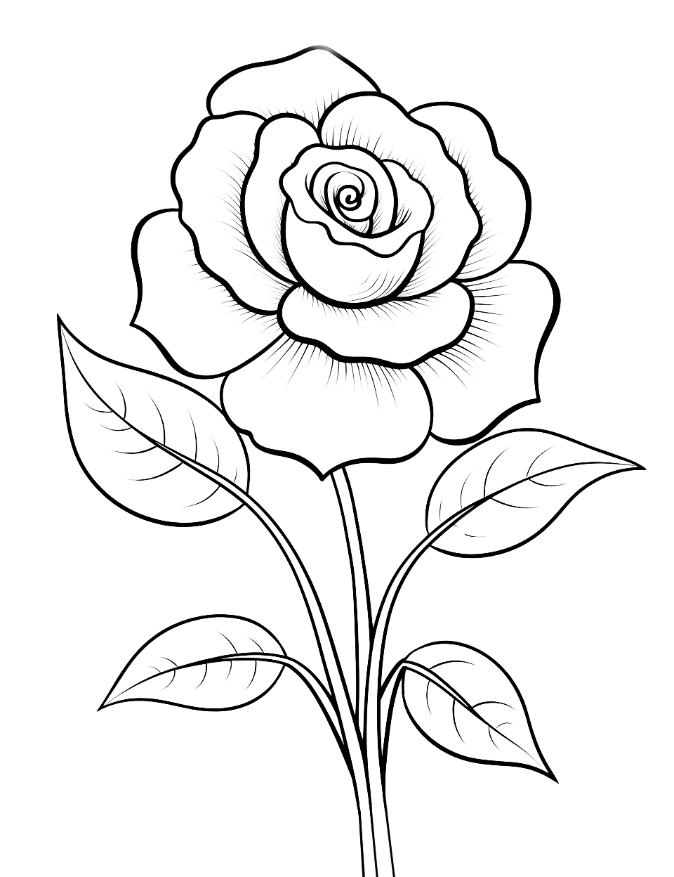 75 Flower Coloring Pages Free Printable Sheets NBKomputer