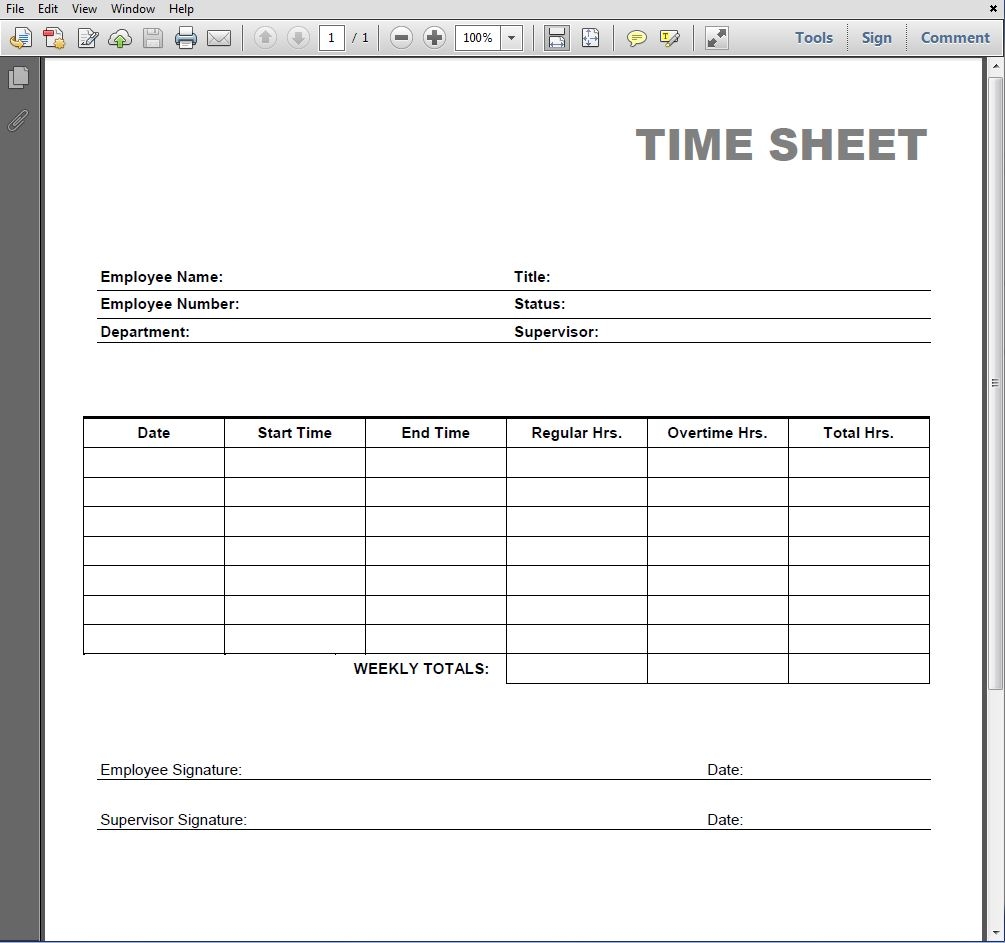 9 Best Images Of Free Printable Time Sheets pdf Free Printable Time 