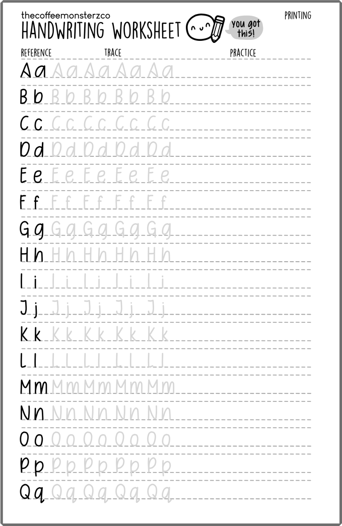 9 Free Printable Handwriting Worksheets Bostitch Office Worksheets