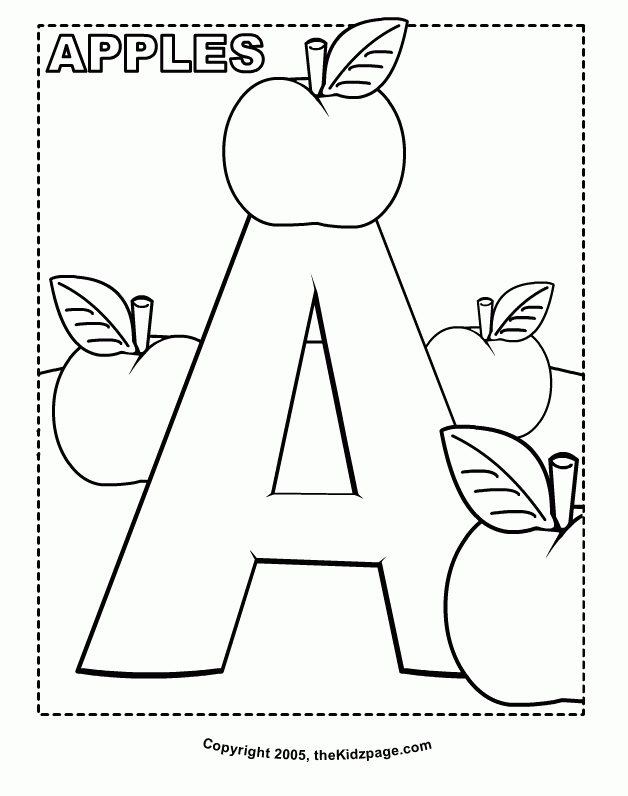 Abc Coloring Pages For Preschoolers Coloring Home