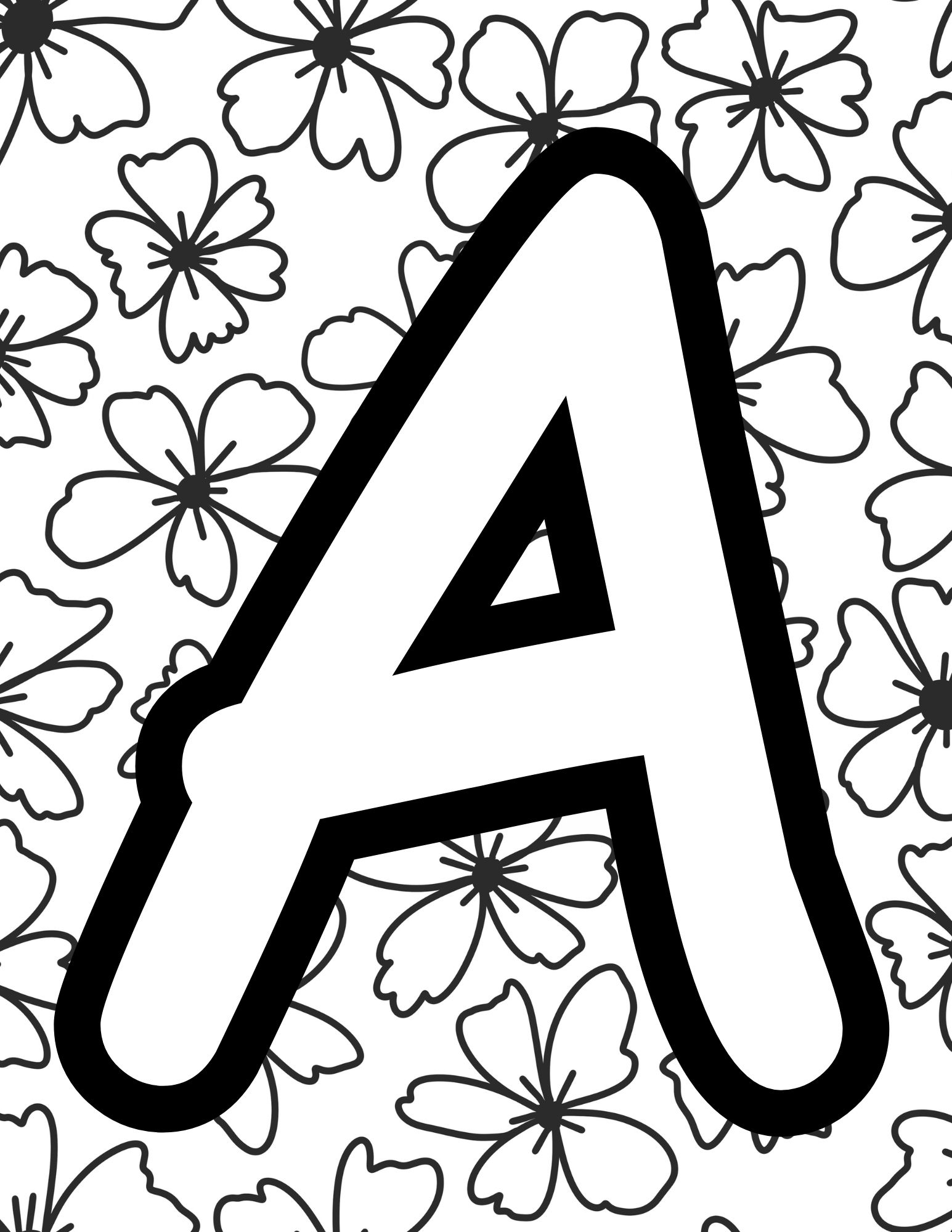 Alphabet Coloring Pages Easy Peasy Learners Worksheets Library
