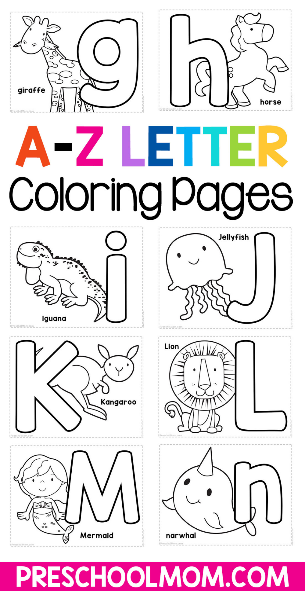 Alphabet Coloring Pages Free Printables Howtodoes