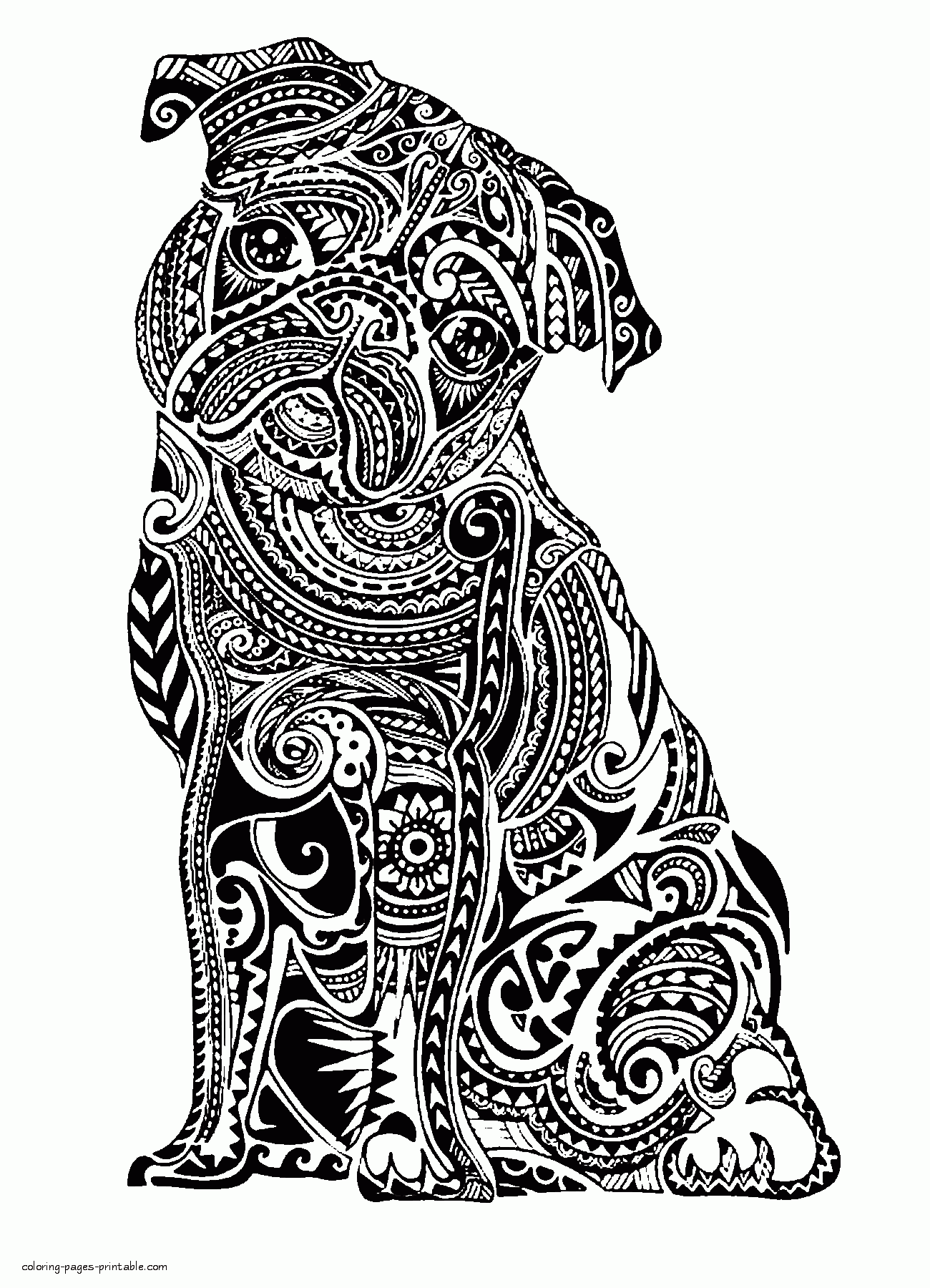 Animal Coloring Pages For Adults Printable COLORING PAGES PRINTABLE COM