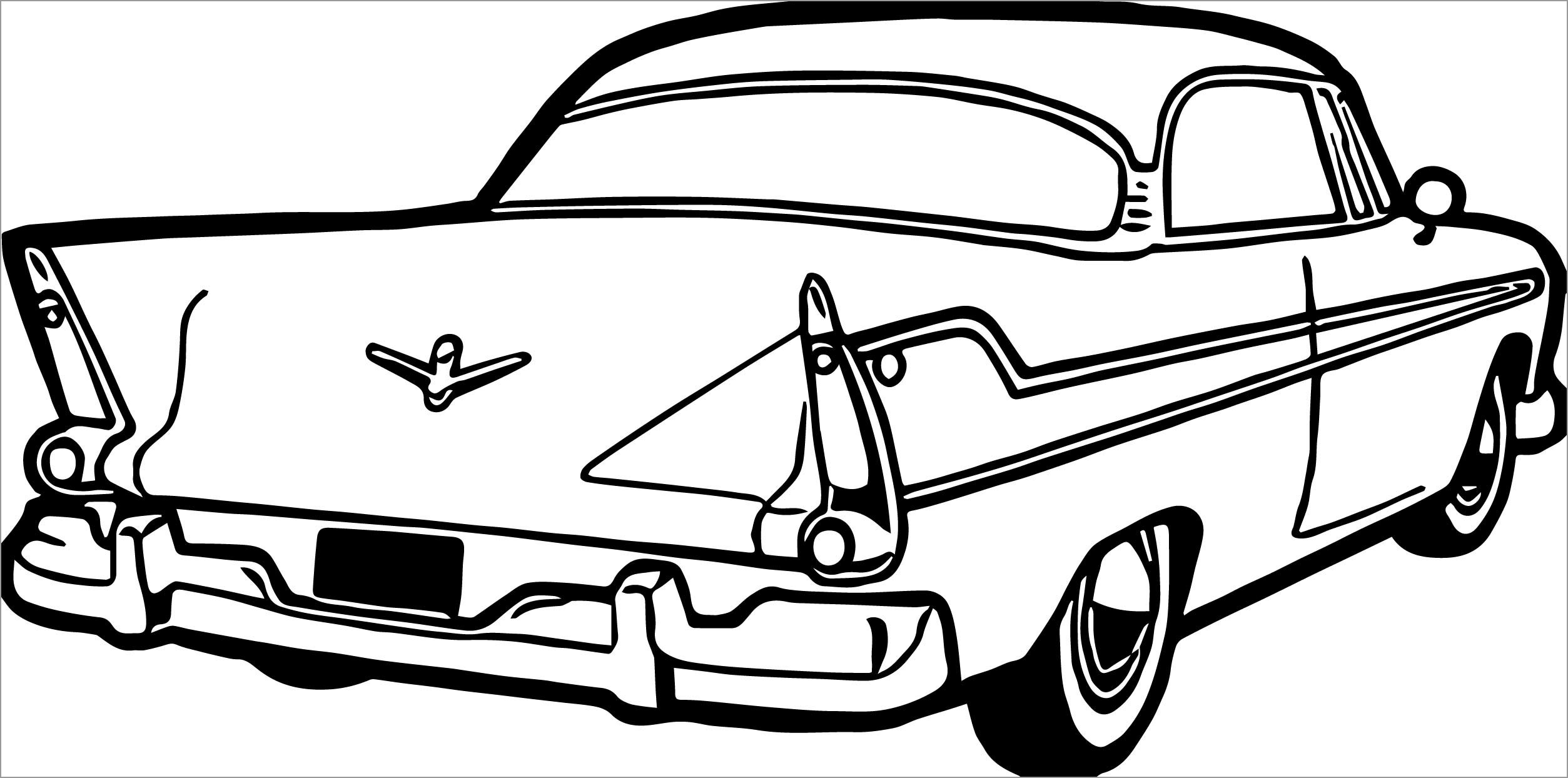 Antique Classic Cars Coloring Pages For Kids ColoringBay