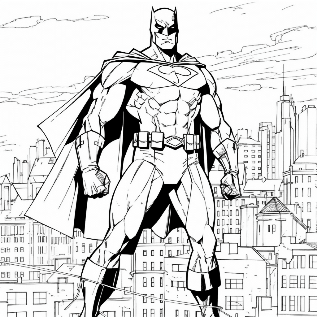 Batman Coloring Page In 2023 Superhero Coloring Pages 48 OFF