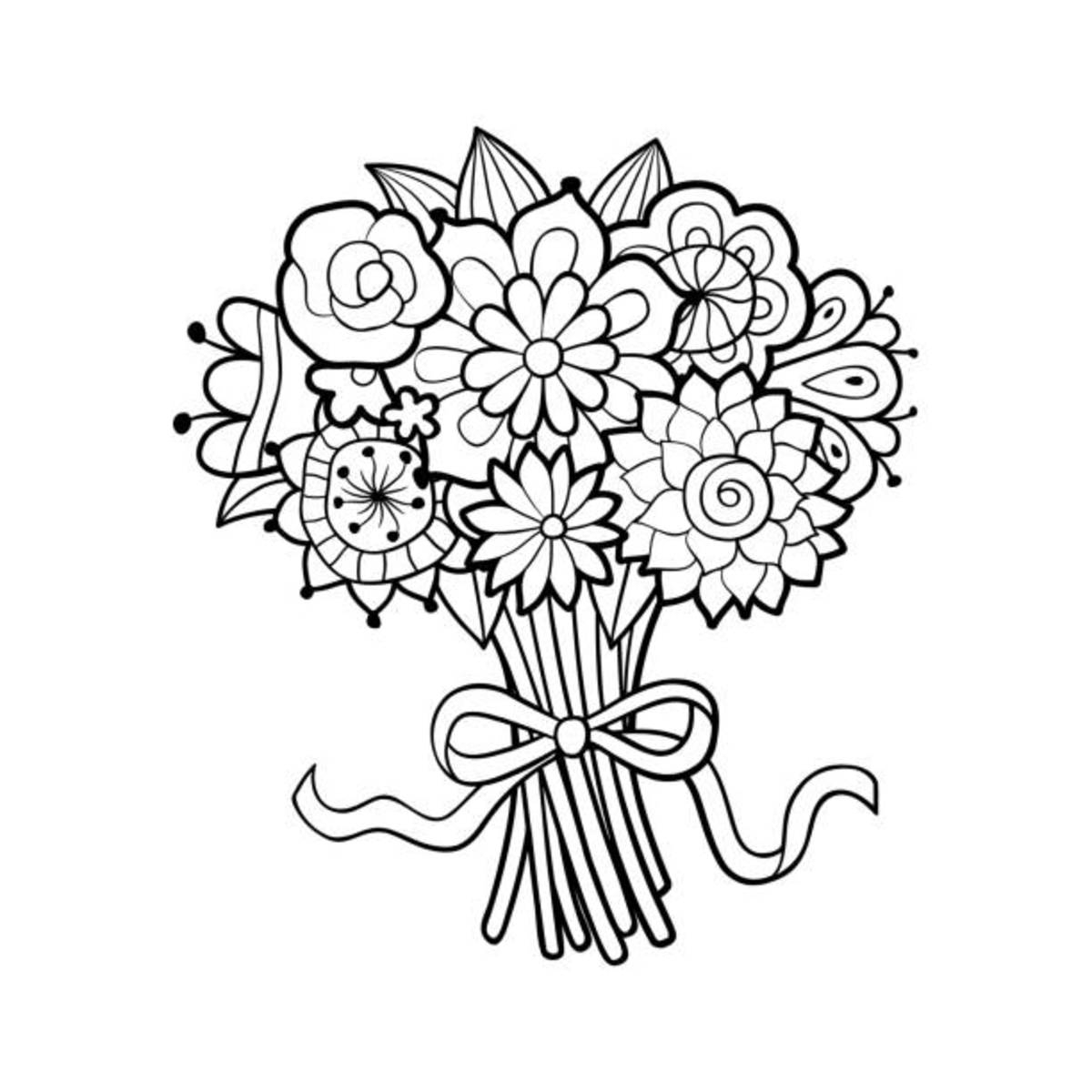 Best Printable Flower Coloring Pages Images Printable Flower My XXX 