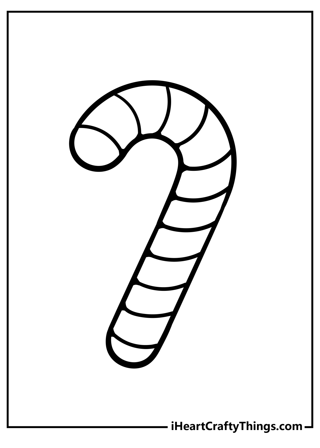 Candy Cane Coloring Sheets Printable Coloring Pages