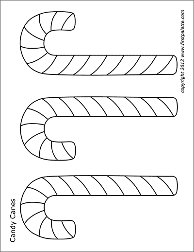 Candy Cane Coloring Sheets Printable