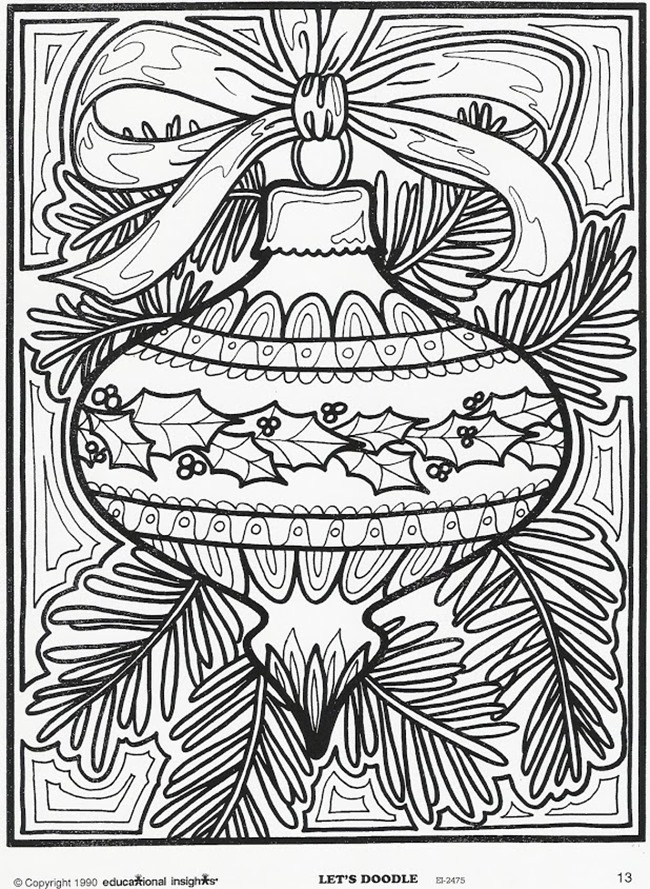 Christmas Coloring Pages For Adults Best Coloring Pages For Kids