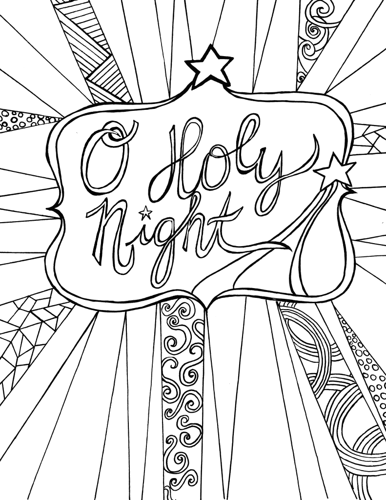 Christmas Coloring Pages For Adults Best Coloring Pages For Kids