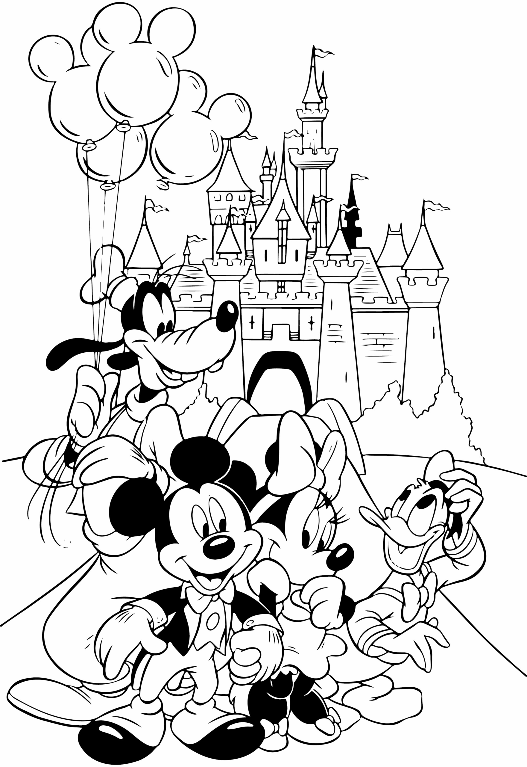 Christmas Coloring Sheets Disney 10 Free PDF Printables Printablee