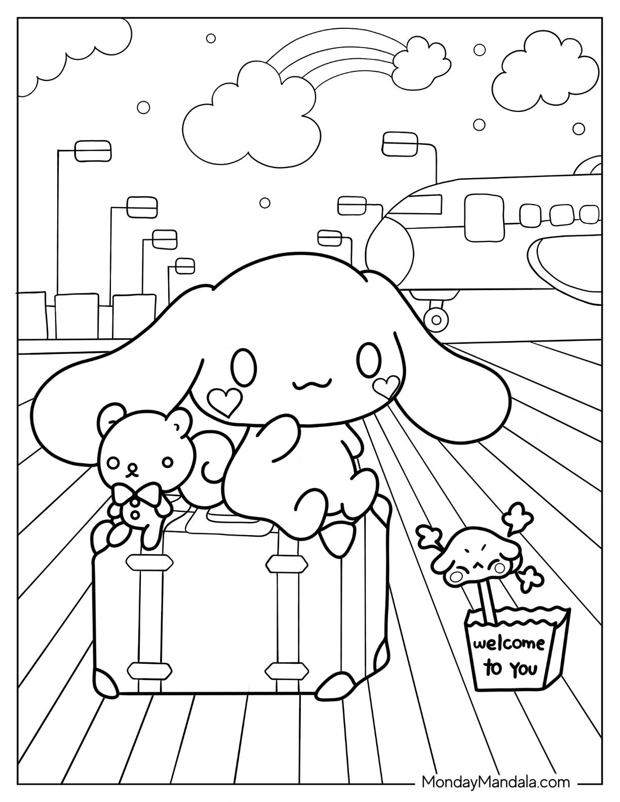 Cinnamoroll Printable Coloring Page Free Printable Co Vrogue co