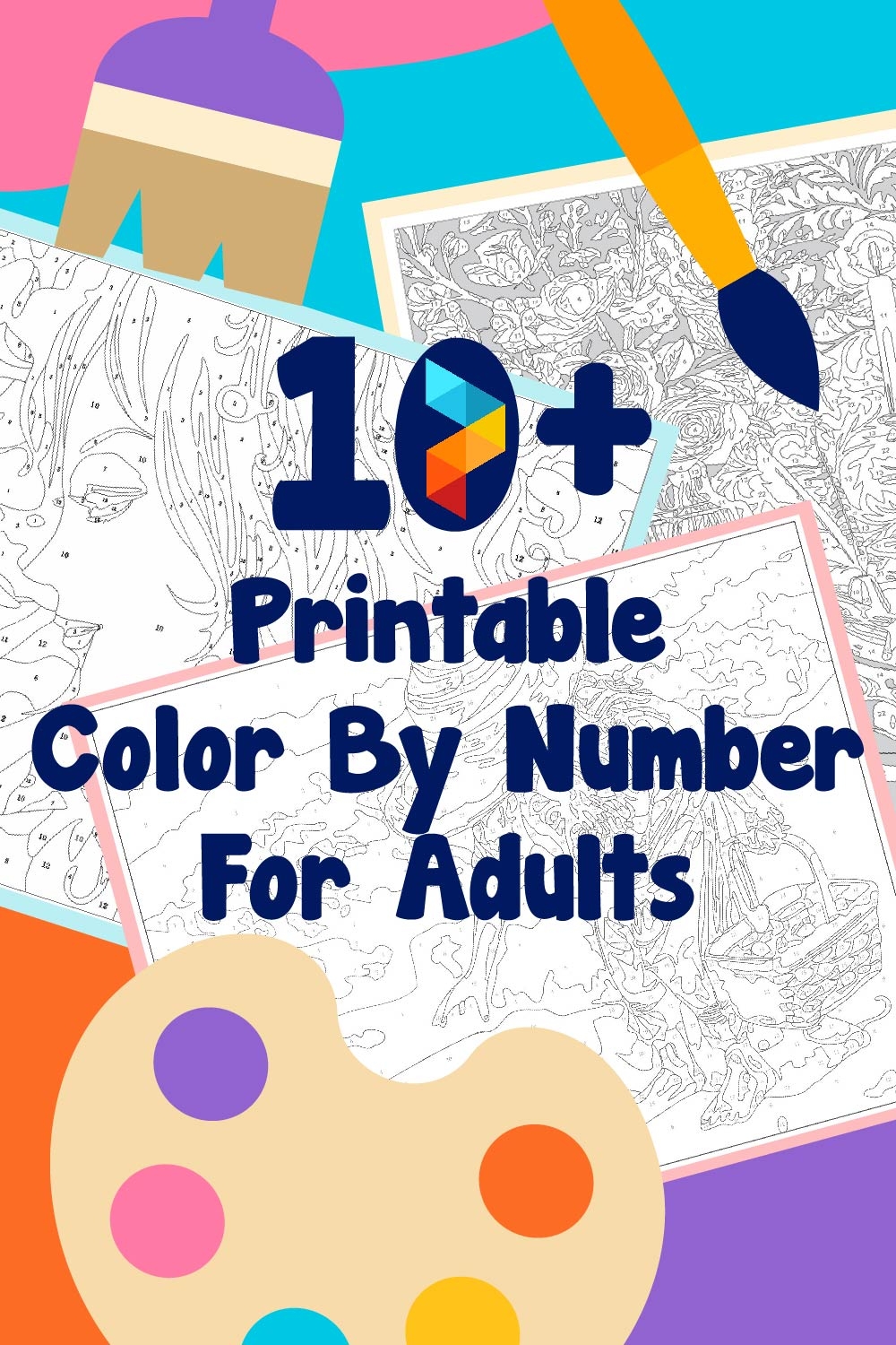 Color By Number For Adults 20 Free PDF Printables Printablee
