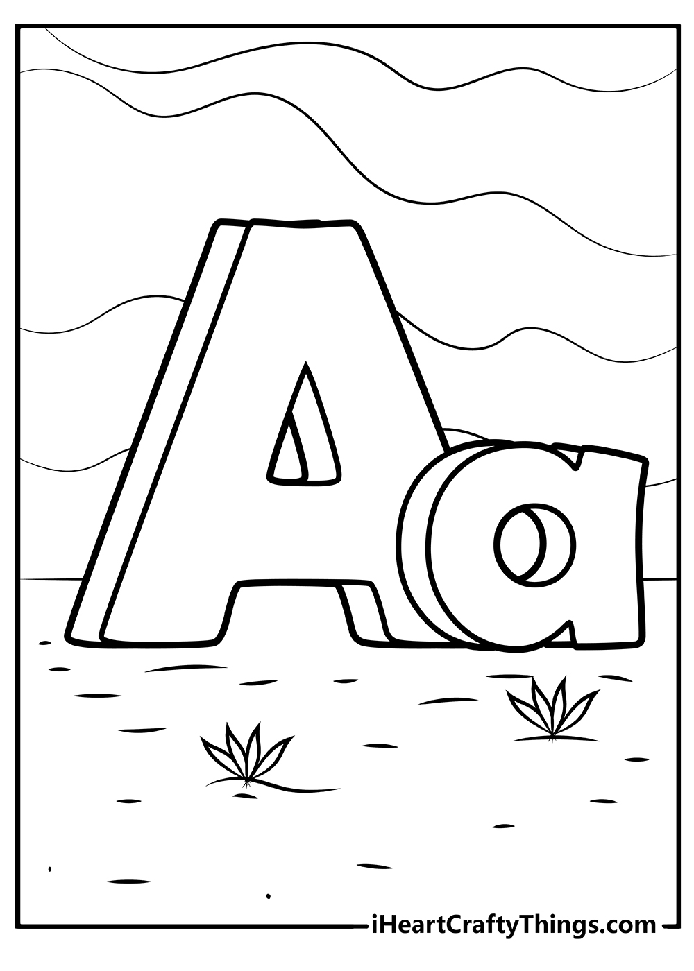 Coloring Abc Printable Pages Sheet Para Alphabet Letters Pintar Letras 