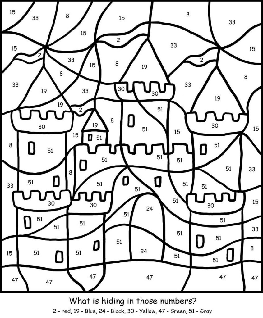 Coloring Pages Fair Colornumber Pages For Adults Hard Color Hard 