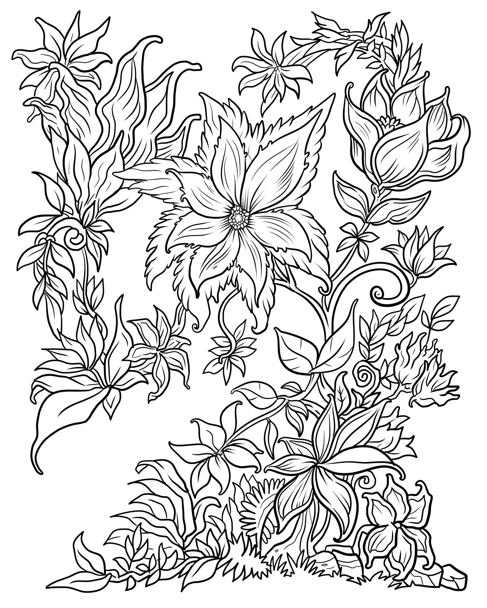 Coloring Pages For Adults Free Printable Printable Fall Coloring Pages