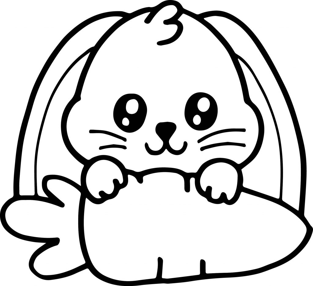 Coloring Sheets Printable Bunny