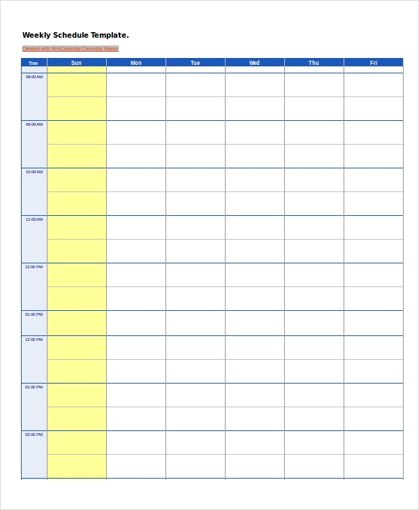 Create Printable Work Schedule Google Sheets Strategiessata