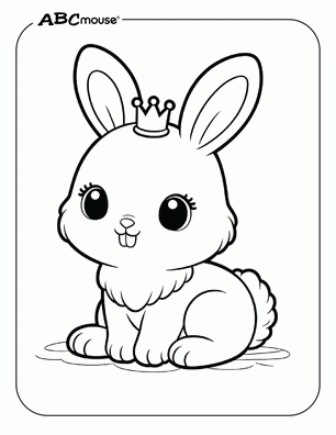 Cute Bunny Coloring Pages Free Printable Infoupdate