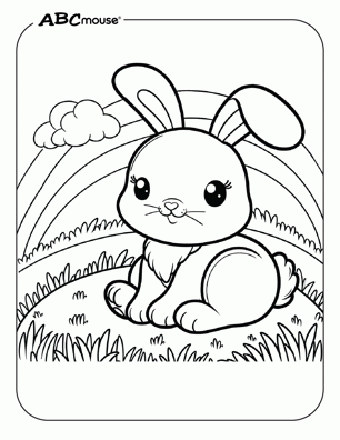 Cute Bunny Coloring Pages Free Printable Infoupdate