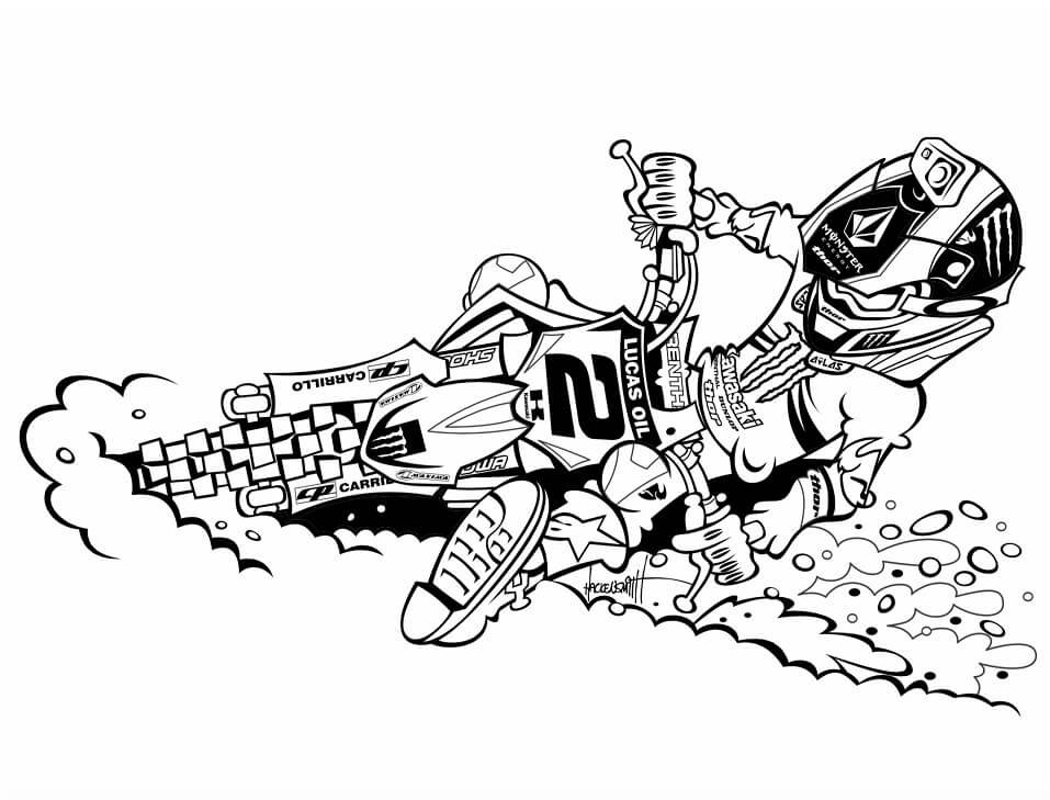 Dirt Bike 1 Coloring Page Free Printable Coloring Pages For Kids