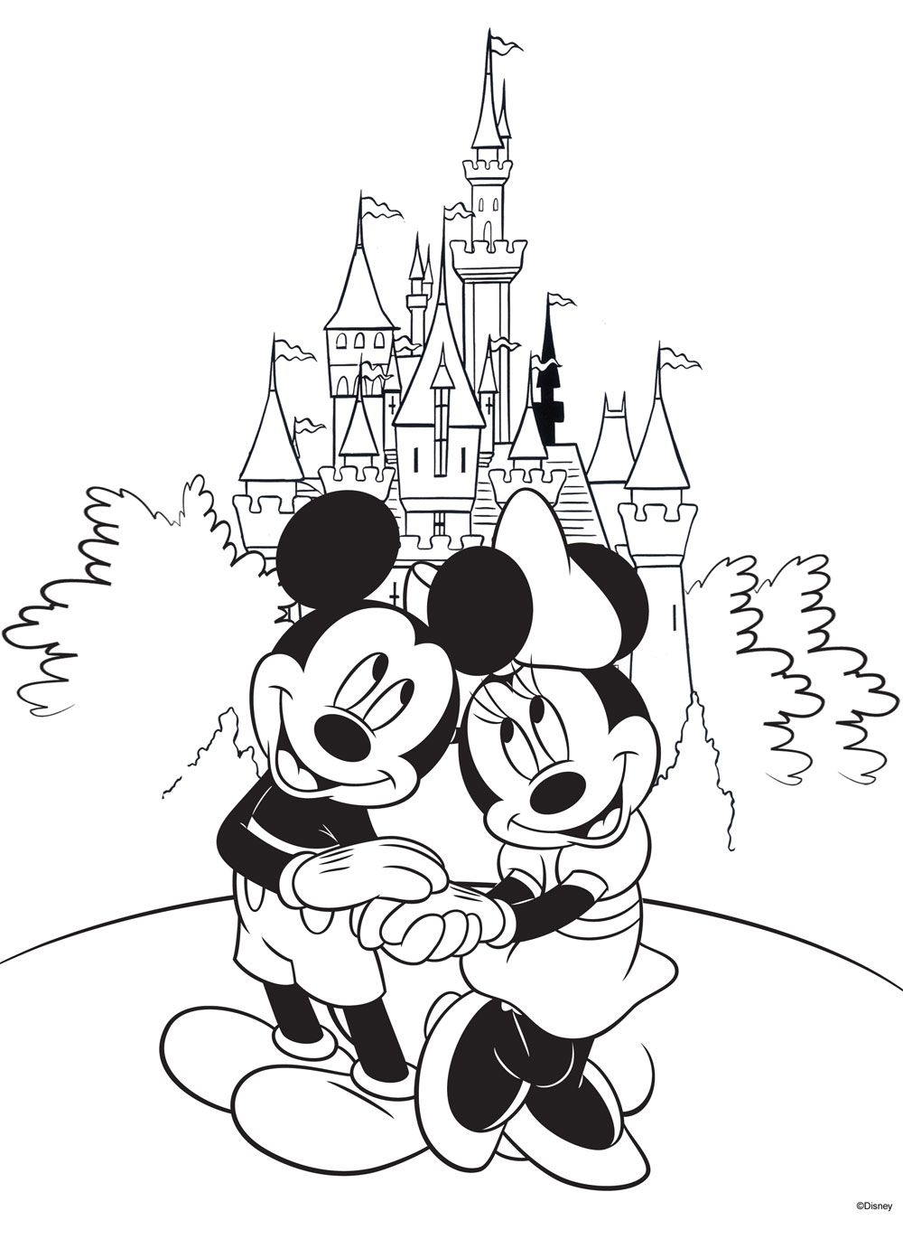 Disney Free Coloring Pages Printable Printable Calendars AT A GLANCE