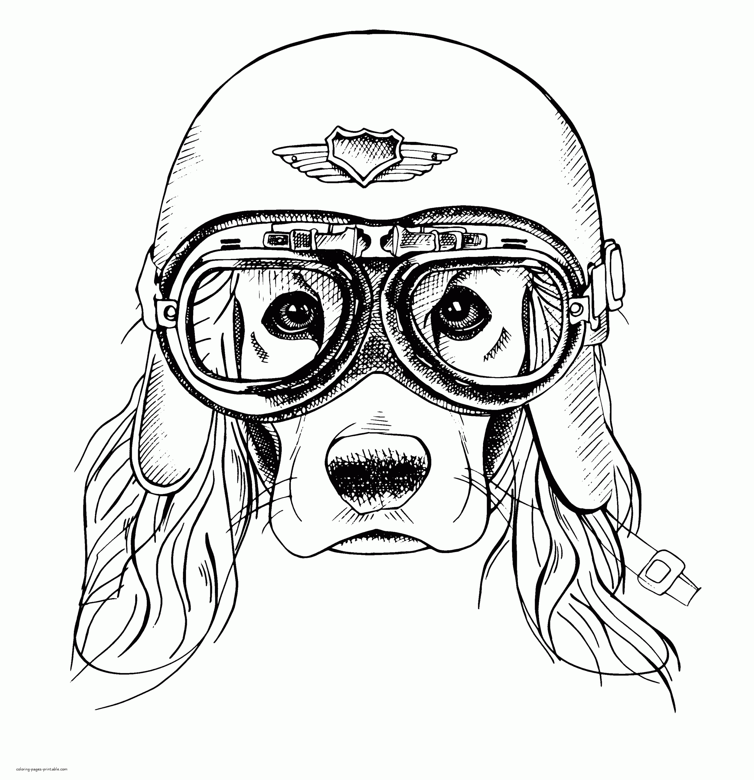 Dog Coloring Book For Adults COLORING PAGES PRINTABLE COM