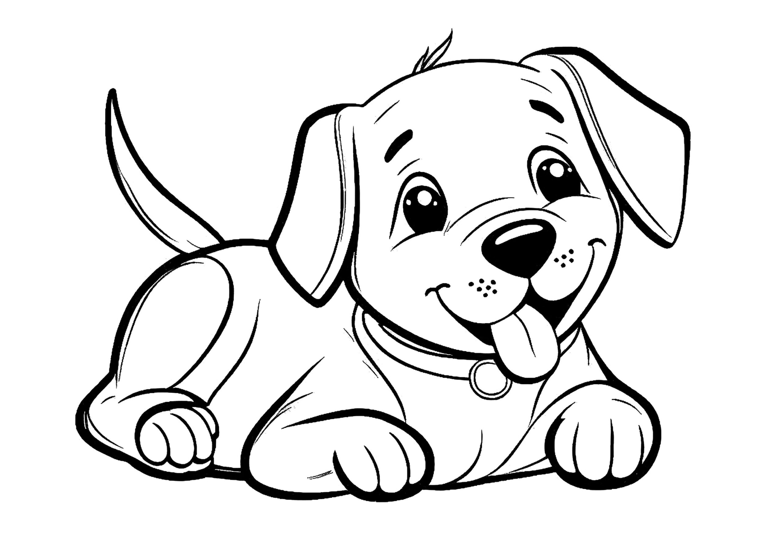 Dog Colouring Sheets Free Printable Free Coloring Sheet Printables