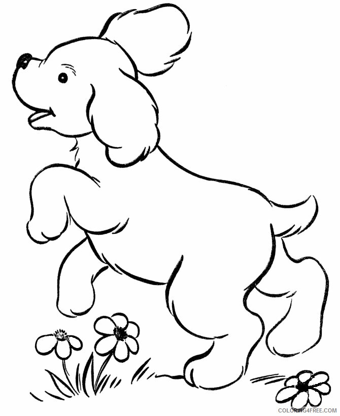 Dogs Coloring Pages Animal Printable Sheets Free Dog 2021 1592 