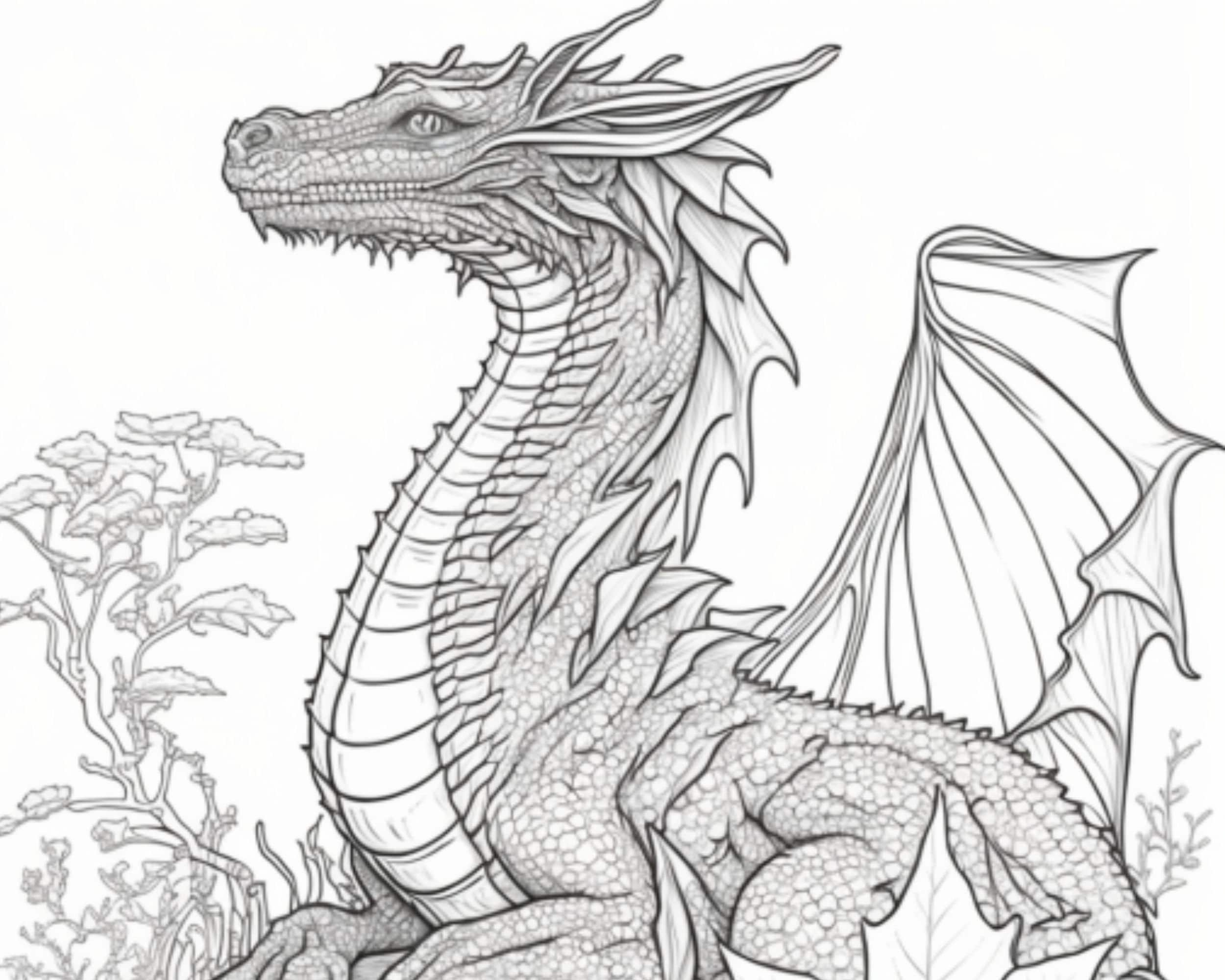 Dragon Printables Coloring Sheets FREE Printables