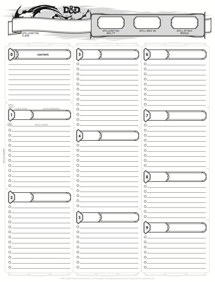 Dungeons And Dragons 3 5 Character Sheet Printable Printable Sight 