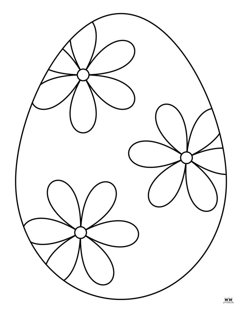 Easter Egg Templates Coloring Pages 129 FREE Pages Printabulls 