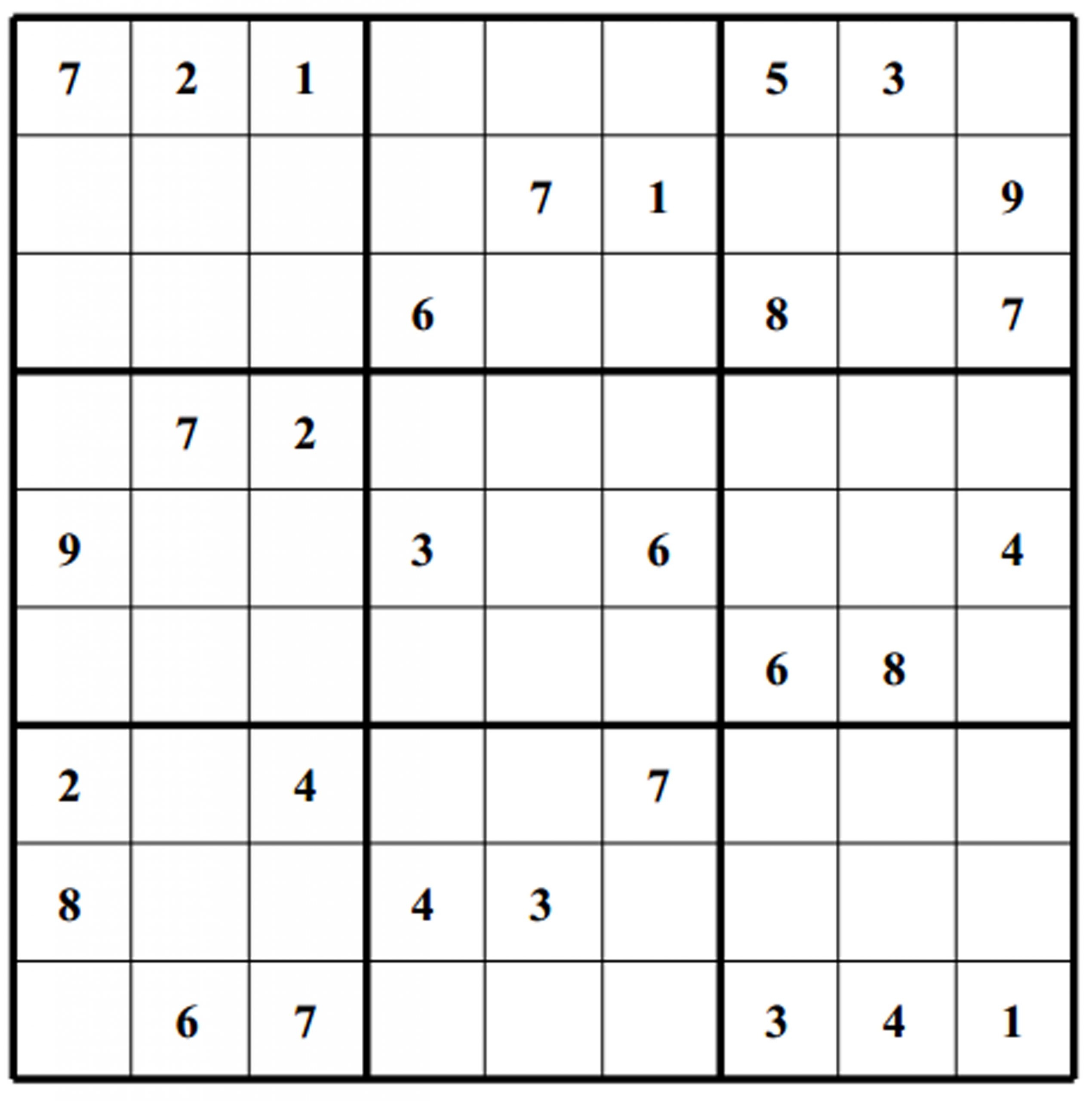 Easy Sudoku Printable Sheets Sergdelivery