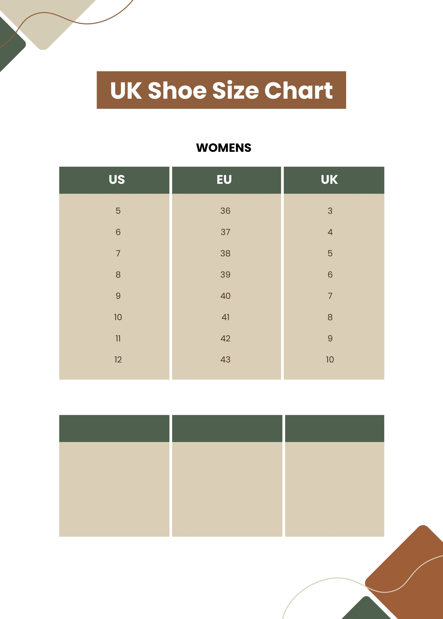 Editable Shoe Templates In PDF To Download