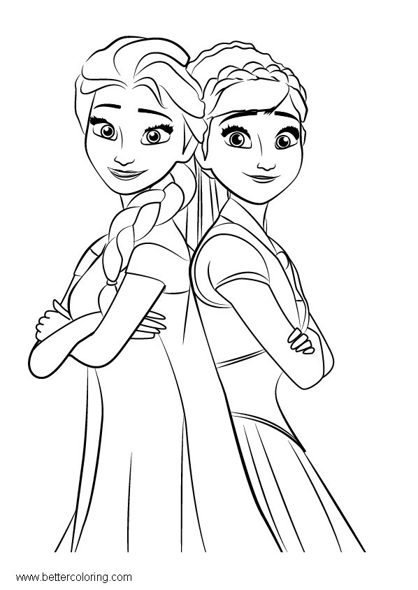 Elsa Coloring Sheets YuBos