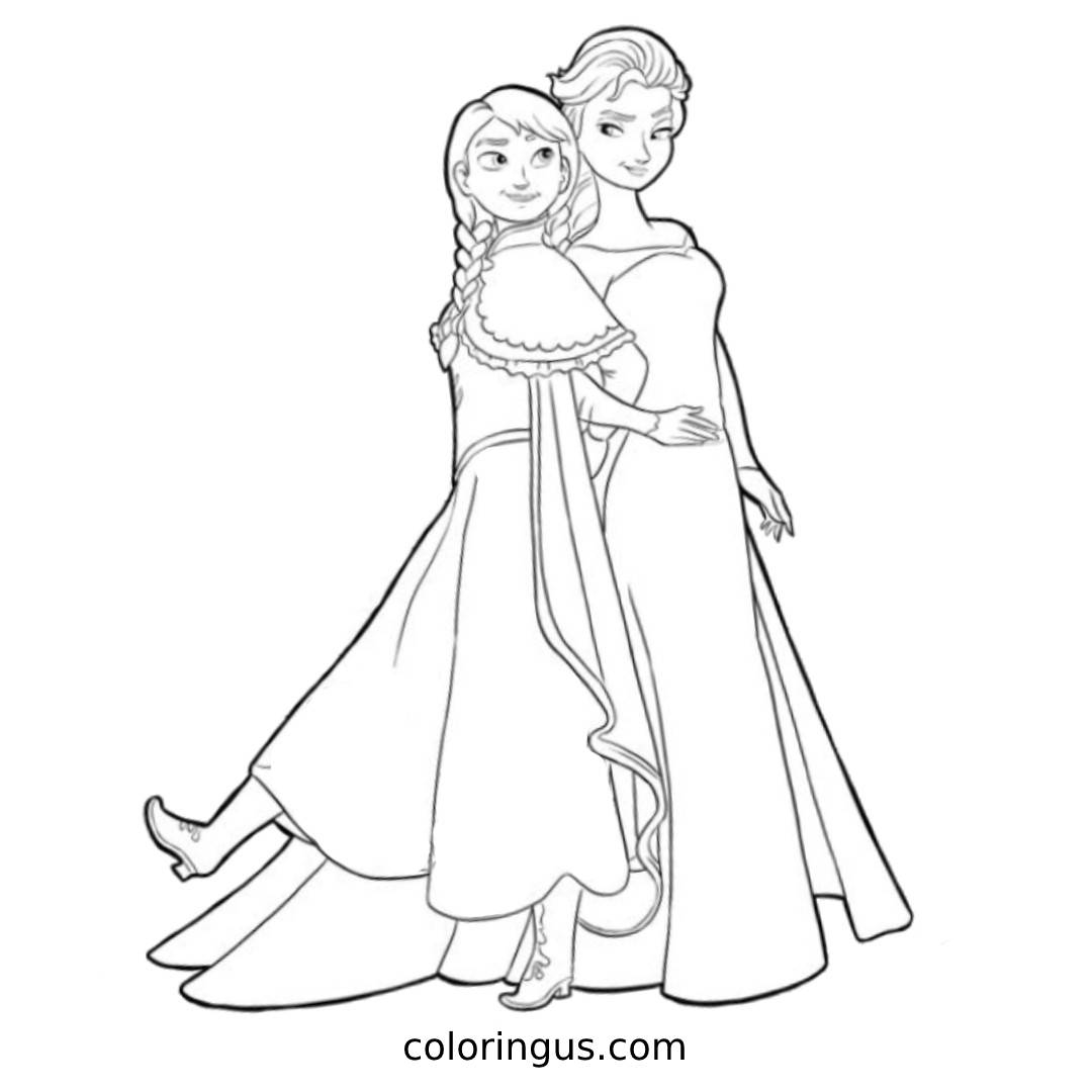 Elsa Free Printable Coloring Pages Printable Templates NBKomputer