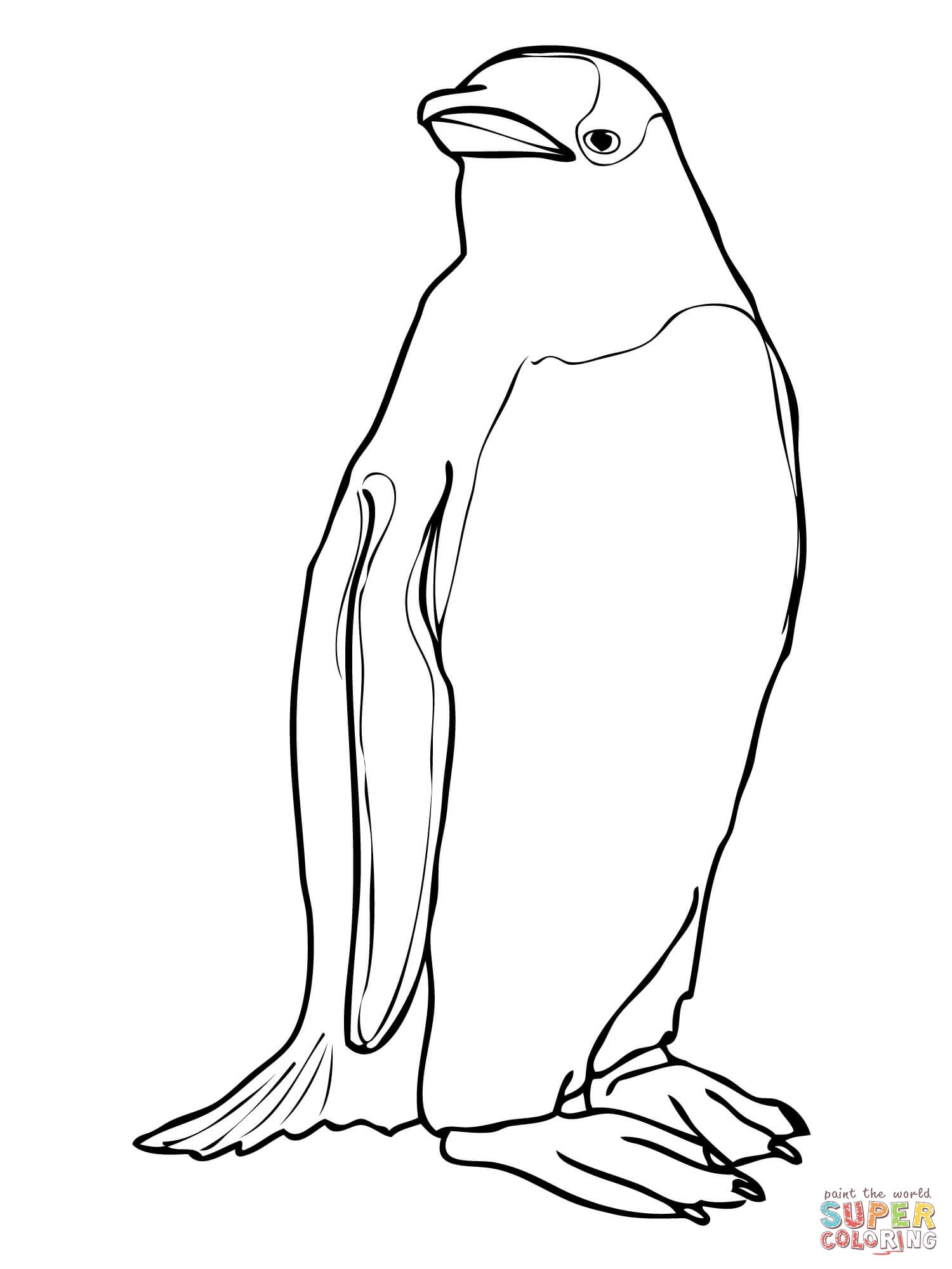 Emperor Penguin Coloring Pages Coloring Home