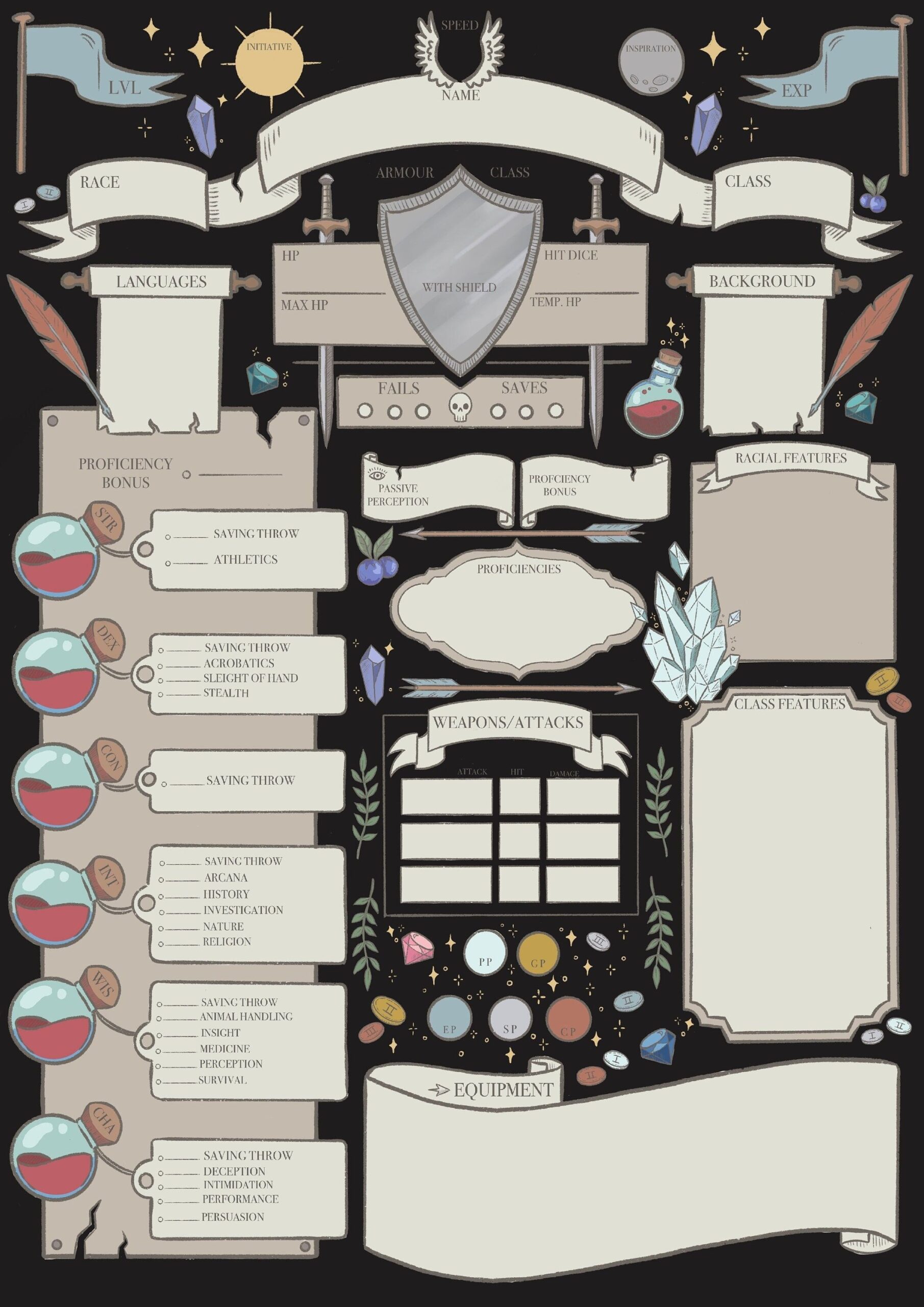Filling Out Dnd Character Sheet NBKomputer
