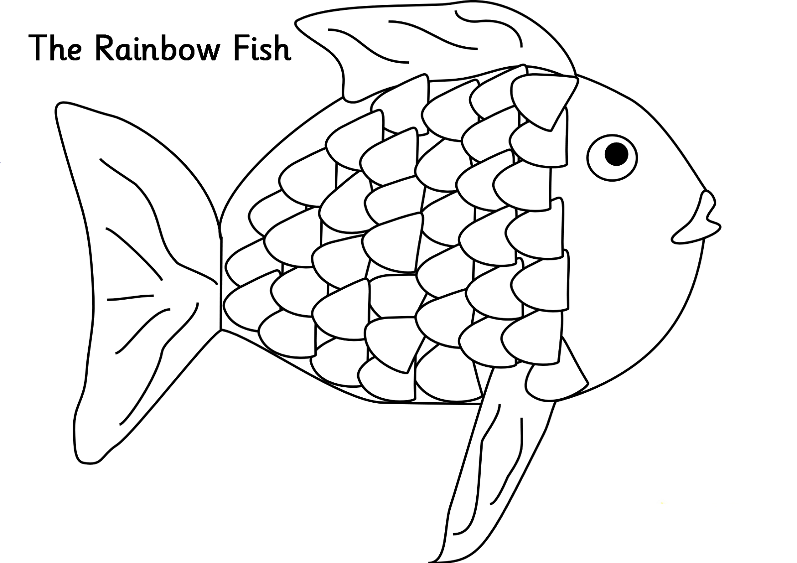 Fish Coloring Page 2016 Printable Activity Shelter